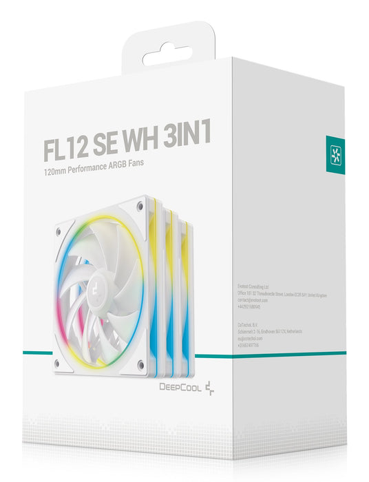 EAN 6933412785378 - DeepCool FL12 SE WH 3IN1 Carcasa del ordenador Ventilador 12 cm Blanco imagen 7