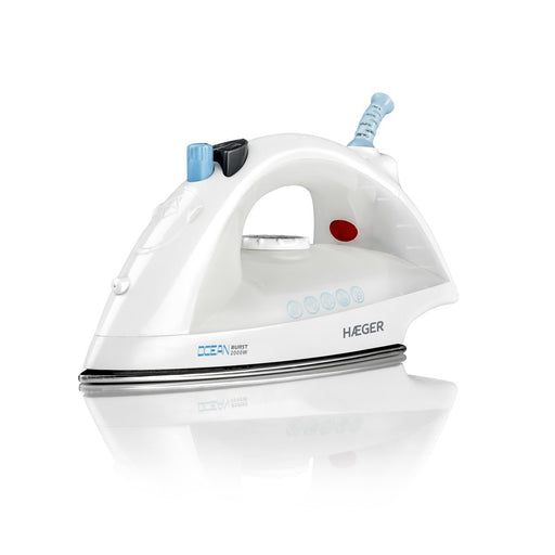 EAN 5608475006173 - Haeger Ocean Burst 2000 Plancha vapor-seco Suela de acero inoxidable 2000 W Blanco imagen 1