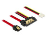 EAN 4043619852345 - DeLOCK 85234 cable de SATA 0,3 m SATA 7-pin + Molex (4-pin) SATA 22-pin Negro imagen 1