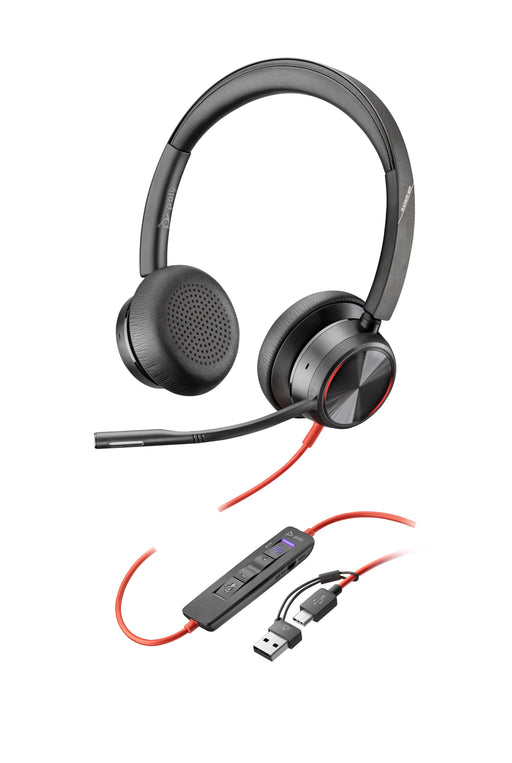 EAN 0197498429267 - HP Poly Blackwire 8225 Stereo Microsoft Teams Certified USB-C Headset +USB-C/A Adapter Alámbrico Diadema  imagen 1