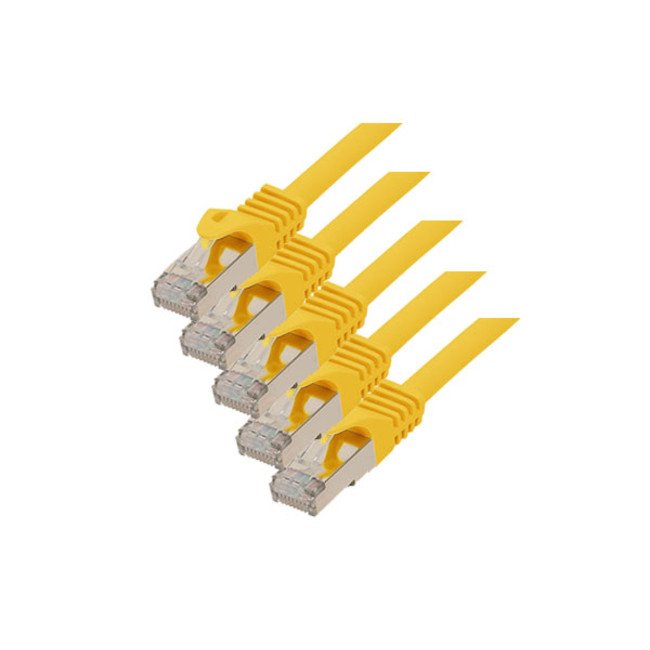 EAN 4017538062055 - S/CONN maximum connectivity Cat. 7 S/FTP 0.25 m cable de red Amarillo 0,25 m Cat7 S/FTP (S-STP) imagen 1
