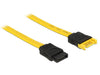 EAN 4043619839506 - DeLOCK 0.7m 2xSATAIII cable de SATA 0,7 m SATA 7-pin Negro, Amarillo imagen 1