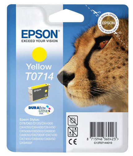 EAN 8715946329758 - Epson Cheetah T0714 cartucho de tinta 1 pieza(s) Original imagen 1