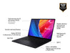 EAN 4711636046633 - ASUS ProArt P16 H7606WP-SC104W Copilot+ PC 40,6 cm (16") Pantalla táctil LPDDR5x-SDRAM 1 TB NVIDIA GeForc imagen 3