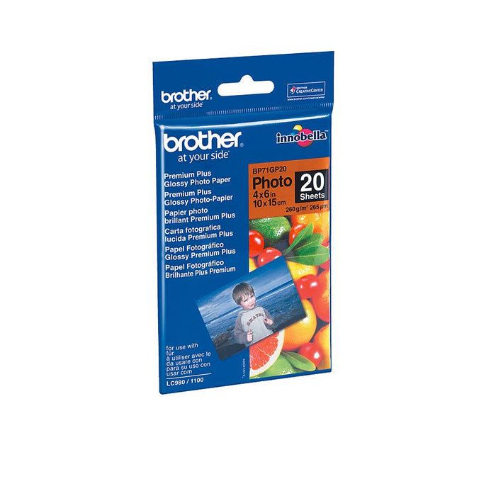 EAN 4977766658423 - Brother BP-71GP20 Blanco imagen 1