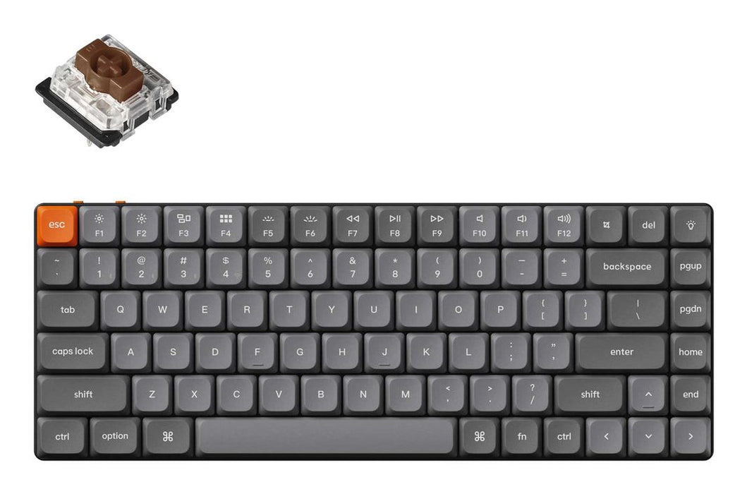 EAN 4895248862734 - Keychron K3 Max teclado Universal USB + RF Wireless + Bluetooth Gris imagen 1