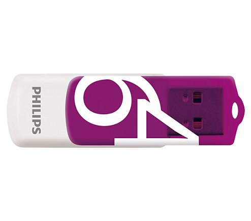 EAN 8719274667049 - Philips FM64FD05B unidad flash USB 64 GB USB tipo A 2.0 Púrpura, Blanco imagen 1