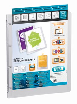 EAN 3045050078736 - Elba Polyvision carpeta de cartón A4 Blanco imagen 1