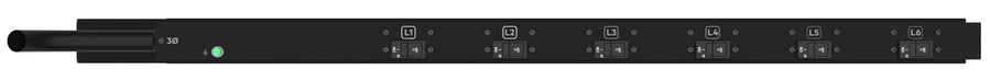 EAN 0190017167299 - HPE G2 Metered 3Ph 17.3kVA/60309 60A 4-wire 48A/208V Outlets (18) C13 (6) C19/Vertical NA/JP PDU unidad d imagen 3