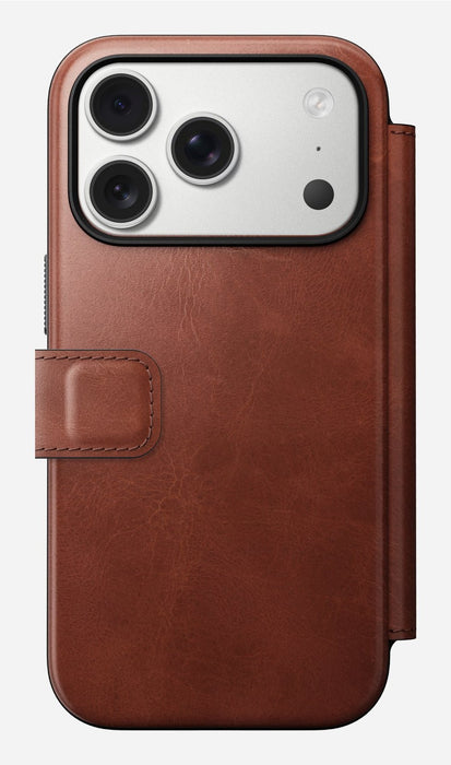 EAN 0856504014094 - Nomad Modern Leather Folio funda para teléfono móvil 16 cm (6.3") Marrón imagen 4