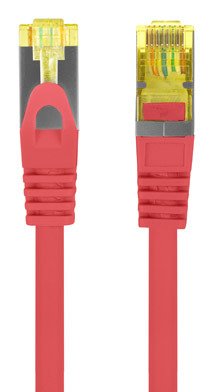 EAN 5901969437010 - Lanberg PCF6A-10CU cable de red Rojo 0,25 m Cat6a S/FTP (S-STP) imagen 2