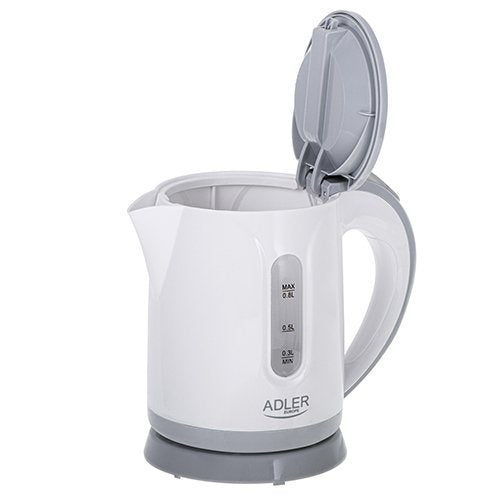 EAN 5903887809184 - Adler AD 1371G tetera eléctrica 0,8 L 800 W Blanco, Gris imagen 3
