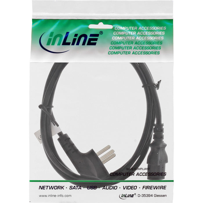 EAN 4043718264902 - InLine 16653S cable de transmisión Negro 3 m Enchufe tipo H C13 acoplador imagen 2