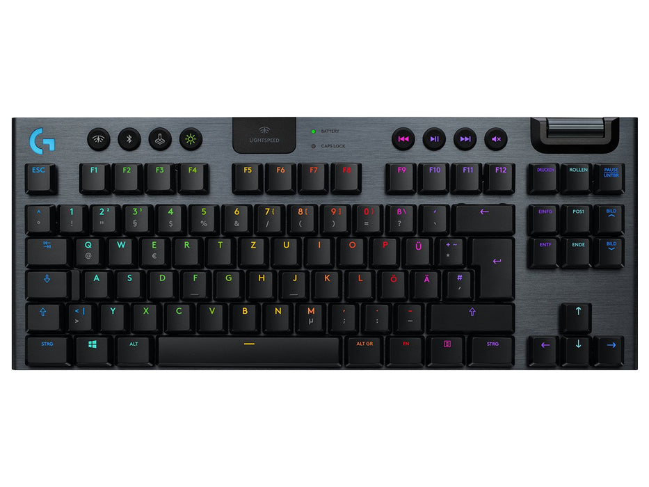 EAN 5099206088849 - Logitech G 920-009513 teclado Juego RF Wireless + Bluetooth QWERTZ Alemán Carbono imagen 1