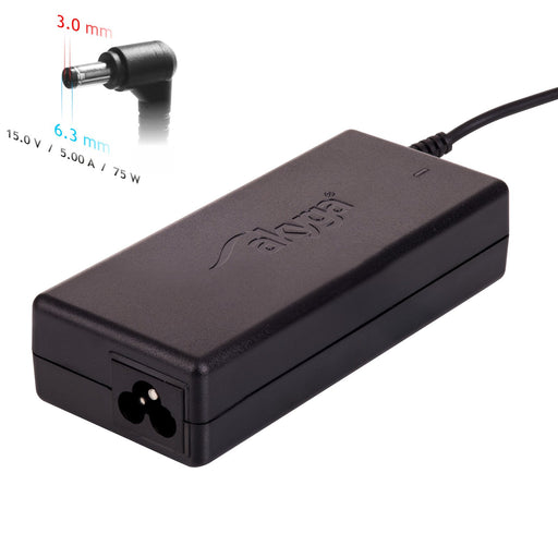 EAN 5901720130778 - Akyga AK-ND-14 adaptador e inversor de corriente Interior 75 W Negro imagen 1