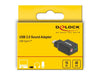 EAN 4043619671281 - DeLOCK 67128 cambiador de género para cable 1 x USB 2.0 C 2 x 3.5 mm Negro imagen 4