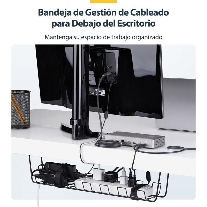 EAN 0065030905510 - StarTech.com S1MB-DESK-CABLE-TRAY organizador de cables Jaula para cables 1 pieza(s) imagen 5