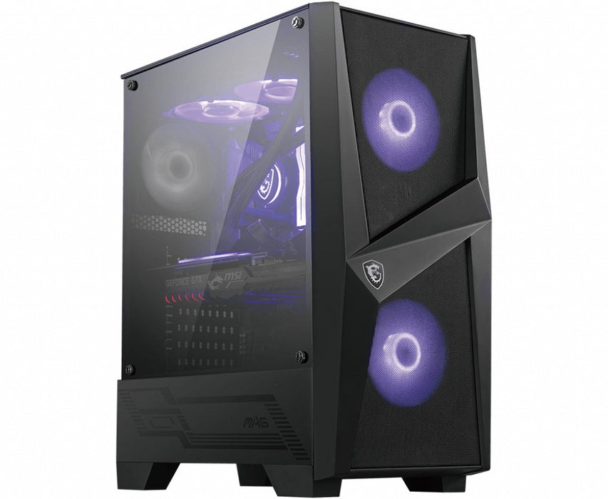 EAN 4719072676414 - MSI MAG Forge 100M Midi Tower Negro, Transparente imagen 1