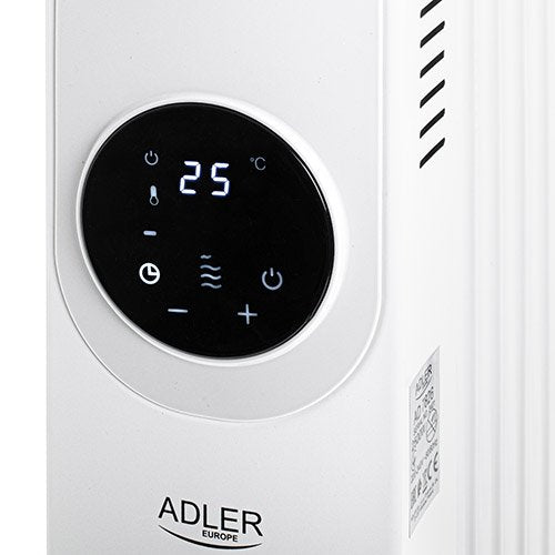 EAN 5905575903204 - Adler AD 7826 calefactor eléctrico Interior Blanco 2500 W Radiador de aceite eléctrico imagen 4