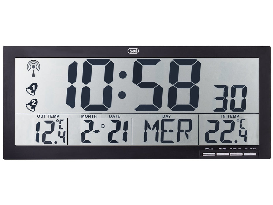 EAN 8011000040479 - Trevi OM 3530 RC Reloj digital Rectángulo Negro imagen 1