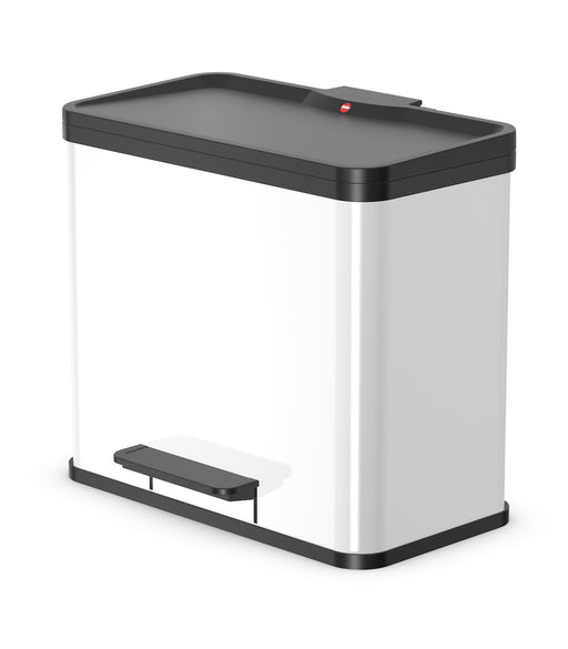 EAN 4007126016195 - Hailo ÖKO DUO PLUS L 26 L Rectangular Acero inoxidable Negro, Blanco imagen 1