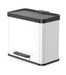 EAN 4007126016195 - Hailo ÖKO DUO PLUS L 26 L Rectangular Acero inoxidable Negro, Blanco imagen 1