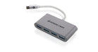 EAN 0881317513748 - iogear HUB-C USB 3.2 Gen 2 (3.1 Gen 2) Type-C 5000 Mbit/s Plata imagen 2