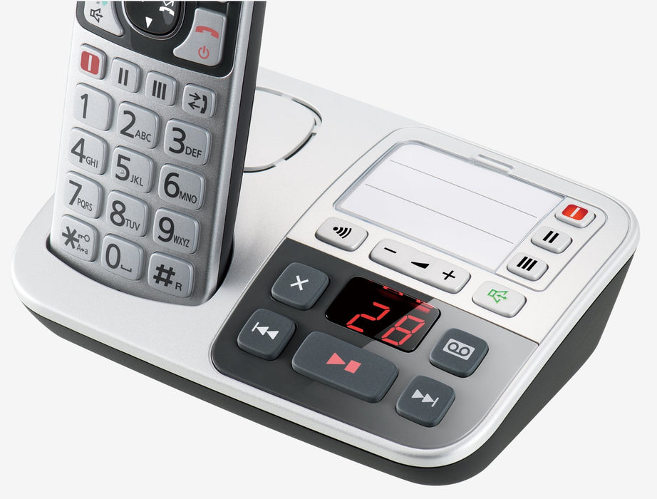 EAN 5025232871896 - Panasonic KX-TGE522 Teléfono DECT Identificador de llamadas Plata imagen 6