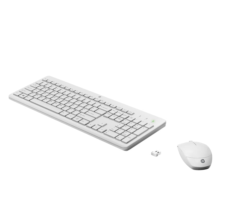 EAN 0195908430872 - HP 230 Wireless Mouse and Keyboard Combo White teclado Ratón incluido RF inalámbrico Blanco imagen 8