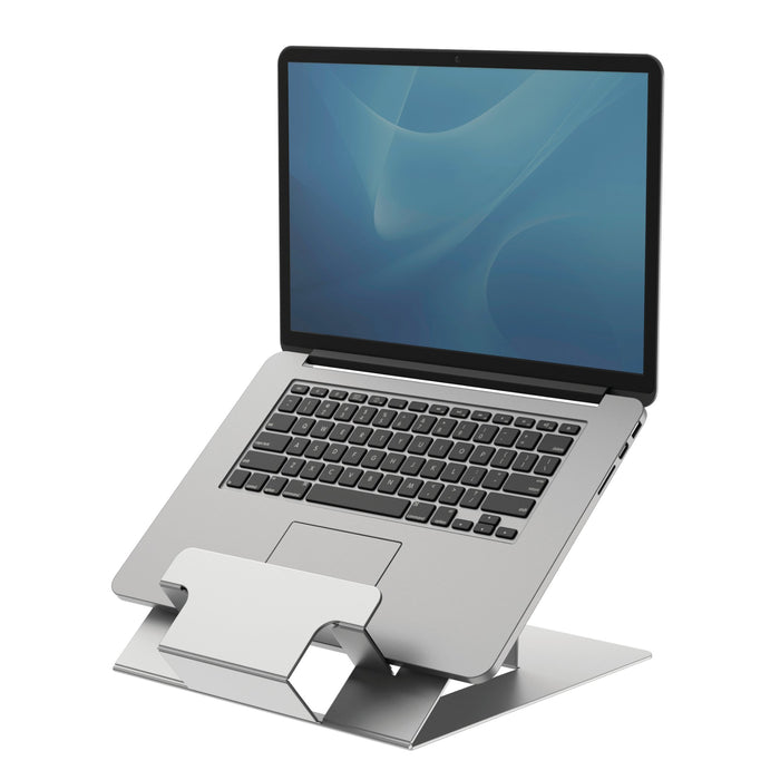 EAN 0043859765386 - Fellowes Hylyft Soporte para ordenador portátil Plata 45,7 cm (18") imagen 1