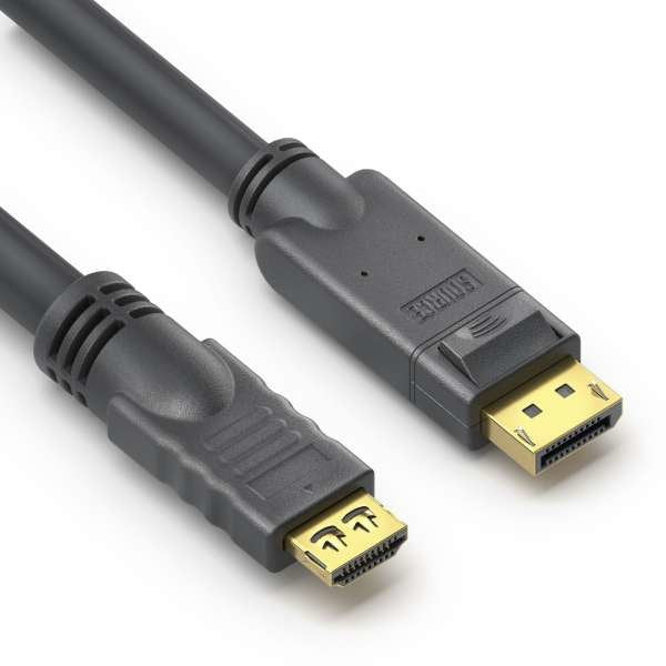 EAN 4251364731666 - PureLink PI5110-100 adaptador de cable de vídeo 10 m DisplayPort HDMI Negro imagen 1