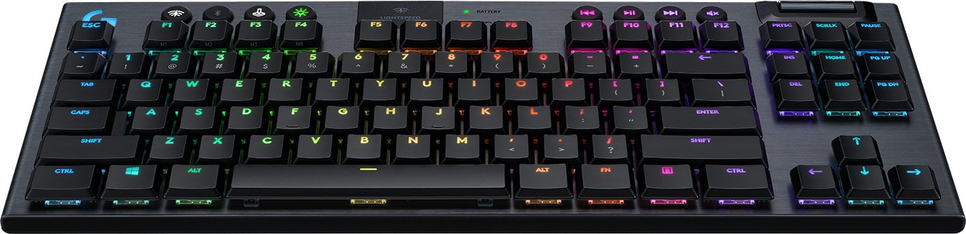 EAN 5099206099692 - Logitech G G915 TKL teclado Juego RF Wireless + Bluetooth AZERTY Belga Carbono imagen 13