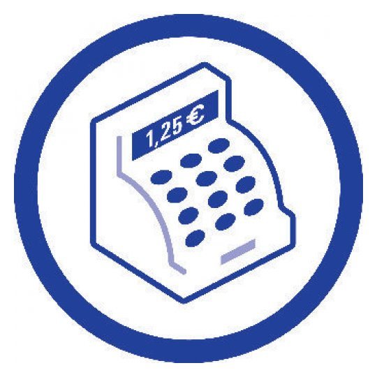 EAN 4004182003183 - Avery 318 registro comercial (libro) Azul, Blanco imagen 5