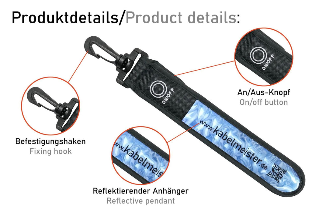 EAN 4066857003591 - Kabelmeister GA-K001B cinta reflectante Azul imagen 6