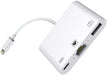 EAN 5704174045458 - Microconnect LIGHT-HUB2 base para portátil y replicador de puertos Lightning Blanco imagen 1