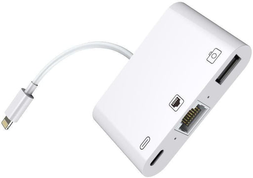EAN 5704174045458 - Microconnect LIGHT-HUB2 base para portátil y replicador de puertos Lightning Blanco imagen 1
