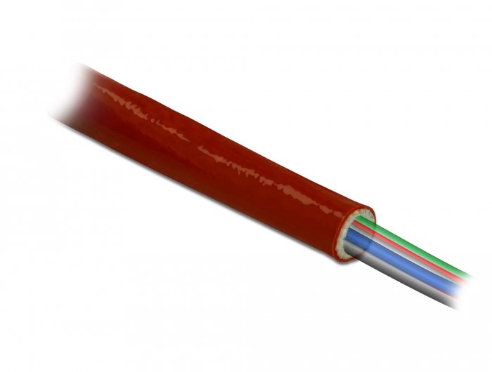 EAN 4043619188987 - DeLOCK 18898 aislamiento de cables Funda trenzada Rojo 1 pieza(s) imagen 1