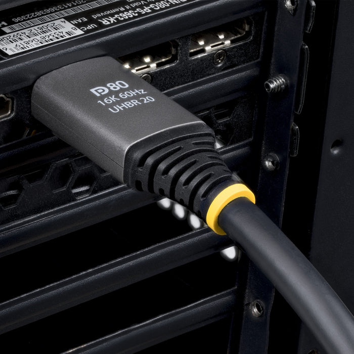 EAN 65030936637 - StarTech.com DP21V-2M-DP80-CABLE cable DisplayPort Negro imagen 6