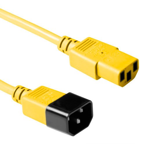 EAN 8716065299663 - ACT AK5117 cable de transmisión Amarillo 1,2 m C13 acoplador C14 acoplador imagen 1