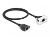 EAN 4043619871308 - DeLOCK 87130 cable de red Negro, Blanco 0,5 m Cat6a S/FTP (S-STP) imagen 1