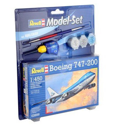 EAN 4009803639994 - Revell Boeing 747-200 Maqueta de avión de ala fija Kit de montaje 1:450 imagen 1