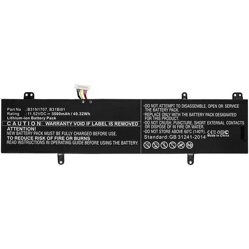 EAN 5704174264903 - CoreParts MBXAS-BA0178 refacción para laptop Batería imagen 1