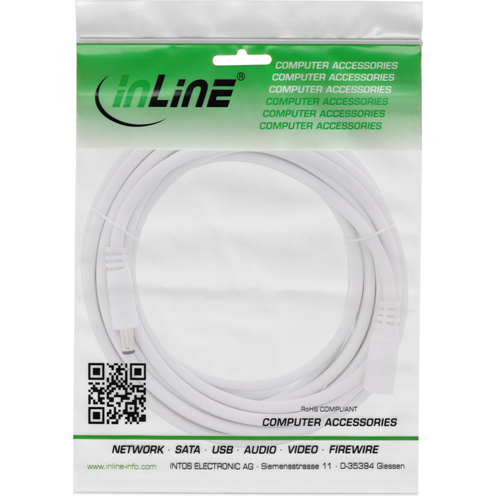 EAN 4043718308972 - InLine 26903F cable de transmisión Blanco 3 m 5.5 x 2.5 mm imagen 3