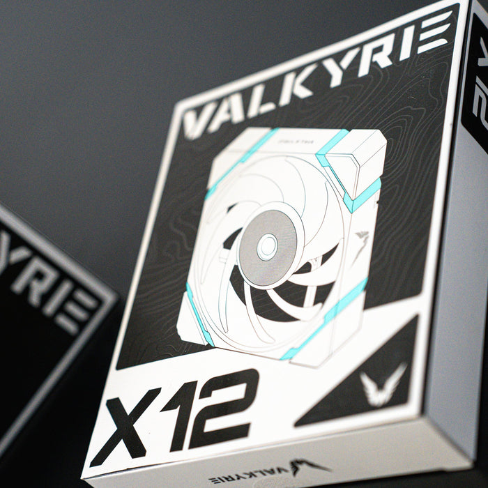 EAN 5298003820274 - Valkyrie VK-FANX12RB sistema de refrigeración para ordenador Procesador Ventilador Negro imagen 3