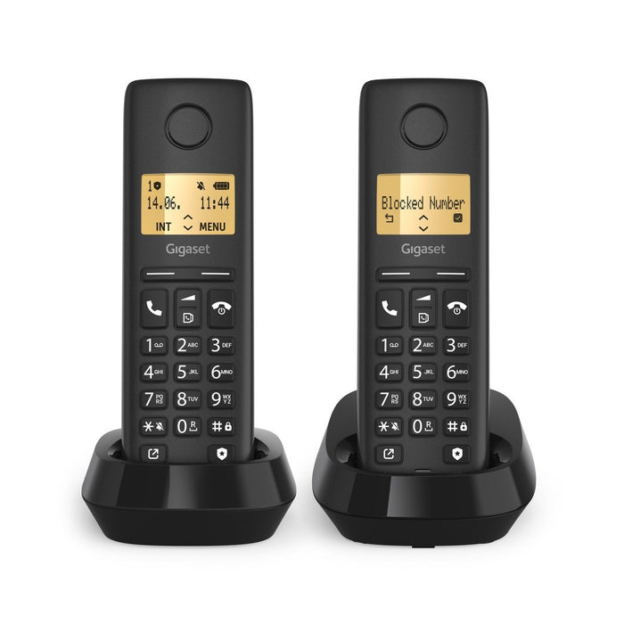 EAN 4255781905624 - Gigaset BASIC 100 DUO Teléfono DECT/analógico Identificador de llamadas Negro imagen 5