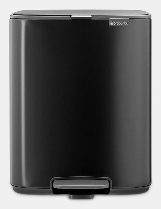 EAN 8710755238000 - Brabantia Bo Pedal Bin 12 L Rectangular Acero Negro imagen 1