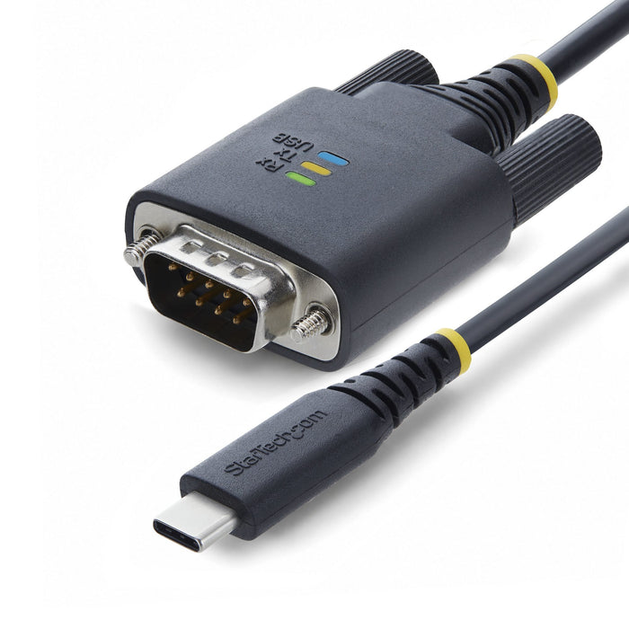 EAN 65030916141 - StarTech.com 1P6FFCN-USB-C-SERIAL cable de serie Negro USB Tipo C RS-232 imagen 1