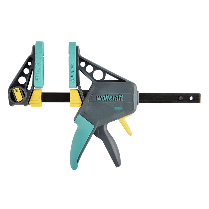 EAN 4006885303003 - wolfcraft GmbH 3030000 abrazadera Abrazadera de barra 15 cm Verde, Gris, Amarillo imagen 1