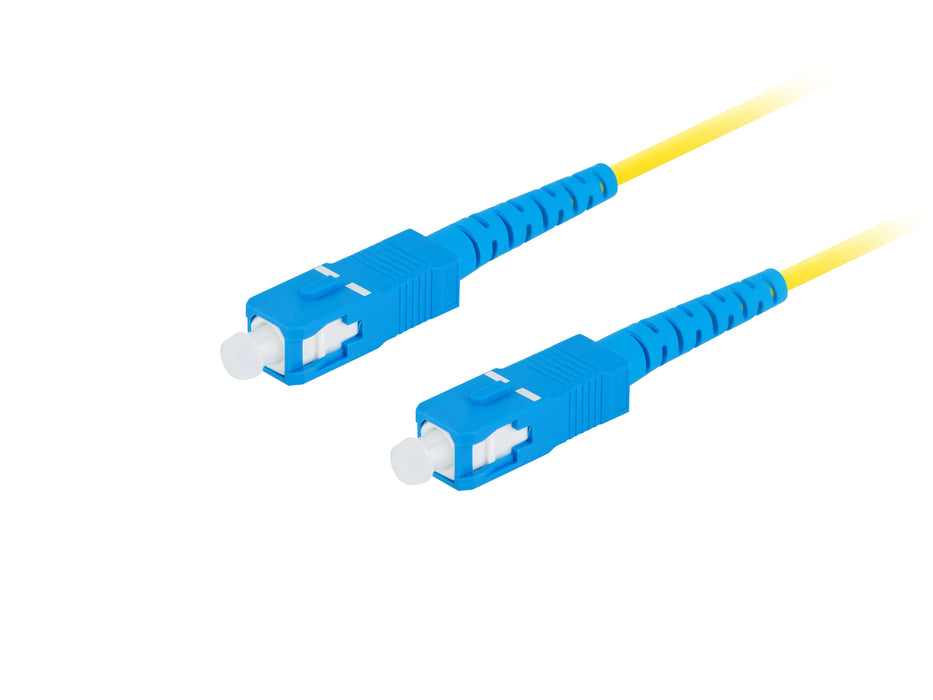EAN 5901969433029 - Lanberg FO-SUSU-SS11-0100-YE Cable de fibra óptica e InfiniBand 10 m SC Amarillo imagen 2