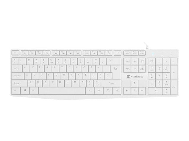 EAN 5901969435405 - NATEC NAUTILUS teclado Hogar / Oficina USB QWERTY Internacional de EE.UU. Blanco imagen 1